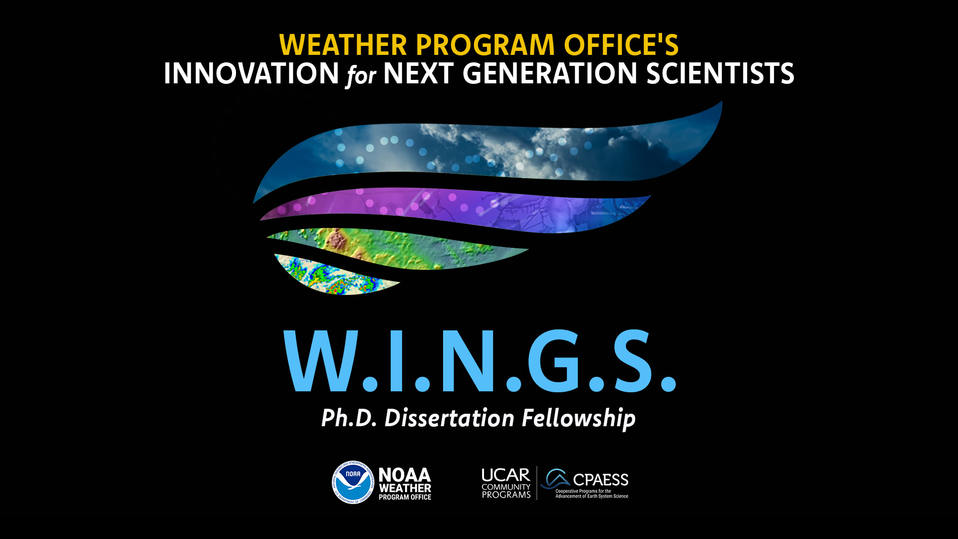 WINGS Ph.D Dissertation Fellowship, web poster